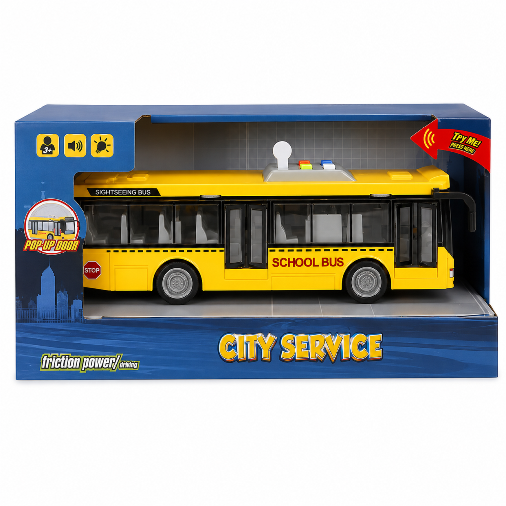 1:16 Sesli ve Işıklı Şehir Otobüsleri 26 cm adet fiyatıdır