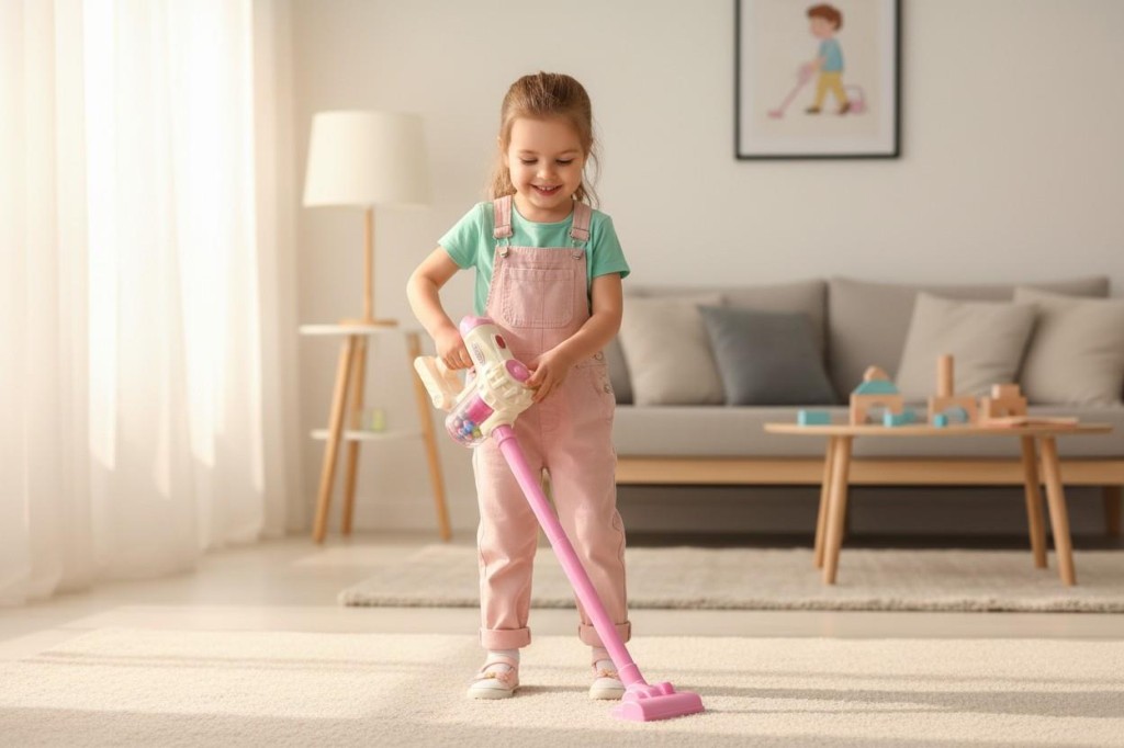 1023 ŞARJLI OYUNCAK ELEKTRİK SÜPÜRGESİ