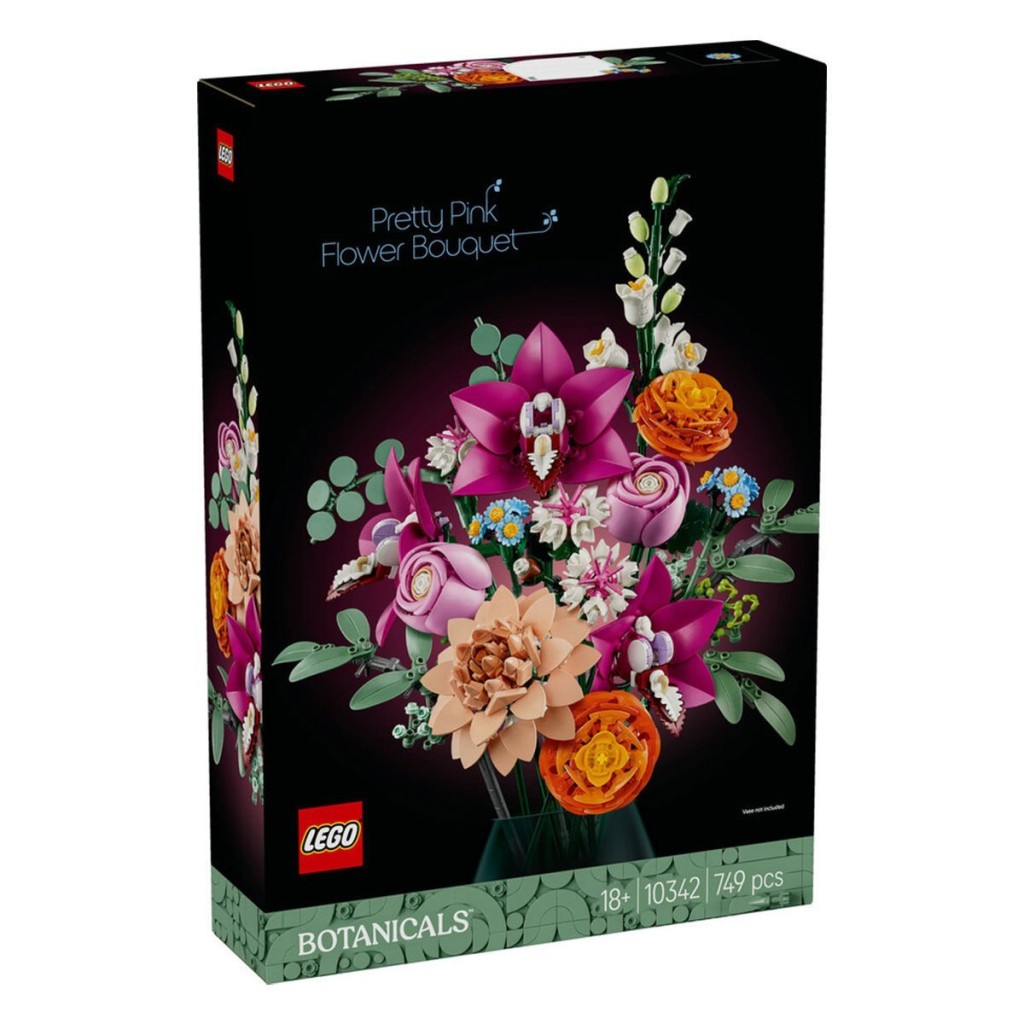 10342 NessiWorld iconic Botanicals Pembe Çiçek Buketi 749 parça +18 yaş