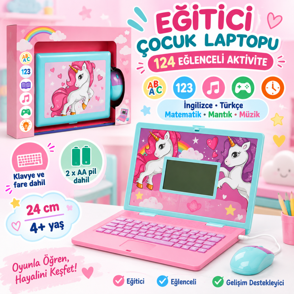 11749 LEX-EĞİTİCİ DİZÜSTÜ BİLGİSAYAR UNICORN SESLİ