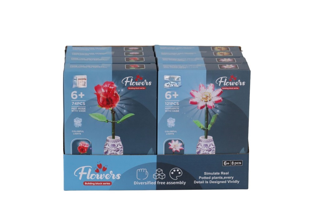 123-992-996 8Lİ Ilıklı Çiçek Bloklar(adet Fıyatıdır)