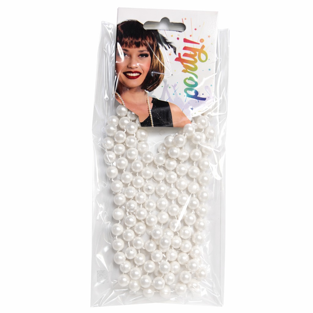 1920 Gatsby İnci Kolye – Vintage Uzun Beyaz İnci Kolye