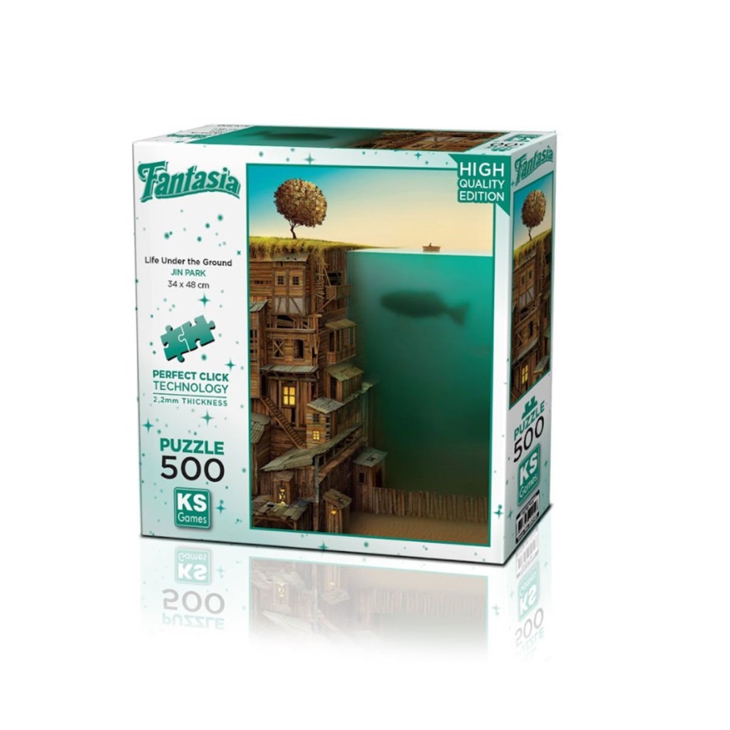 20045 Yer Altında Yaşam 500 Parça Puzzle -NessiWorld Puzzle