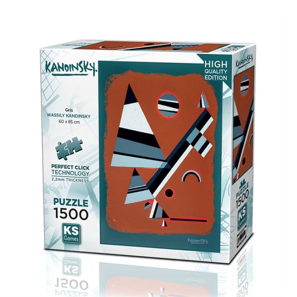 22032 Gris 1500 Parça Puzzle -NessiWorld Puzzle