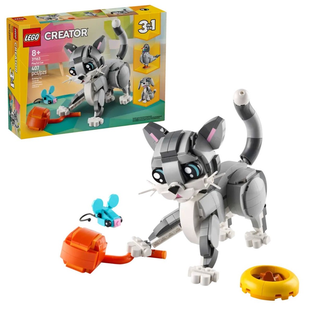 31163 3in1 - Oyunbaz Kedi 407 parça +8 yaş