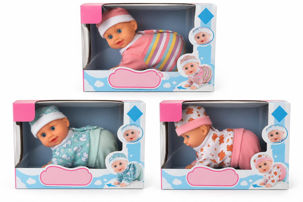 3327-12 EMEKLEYEN BEBEK OYUNCAK BEBEK (adet fiyatıdır)