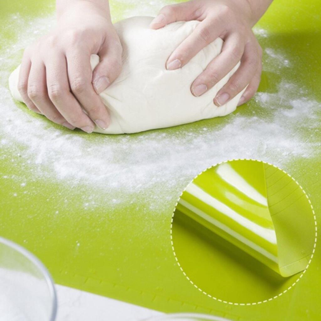 40*50 cm Silikon Ölçekli Kullanımı Kolay Hamur Açma Matı Ekmek Mantı Makarna Hamuru Yoğurma (adet fiyatıdır)