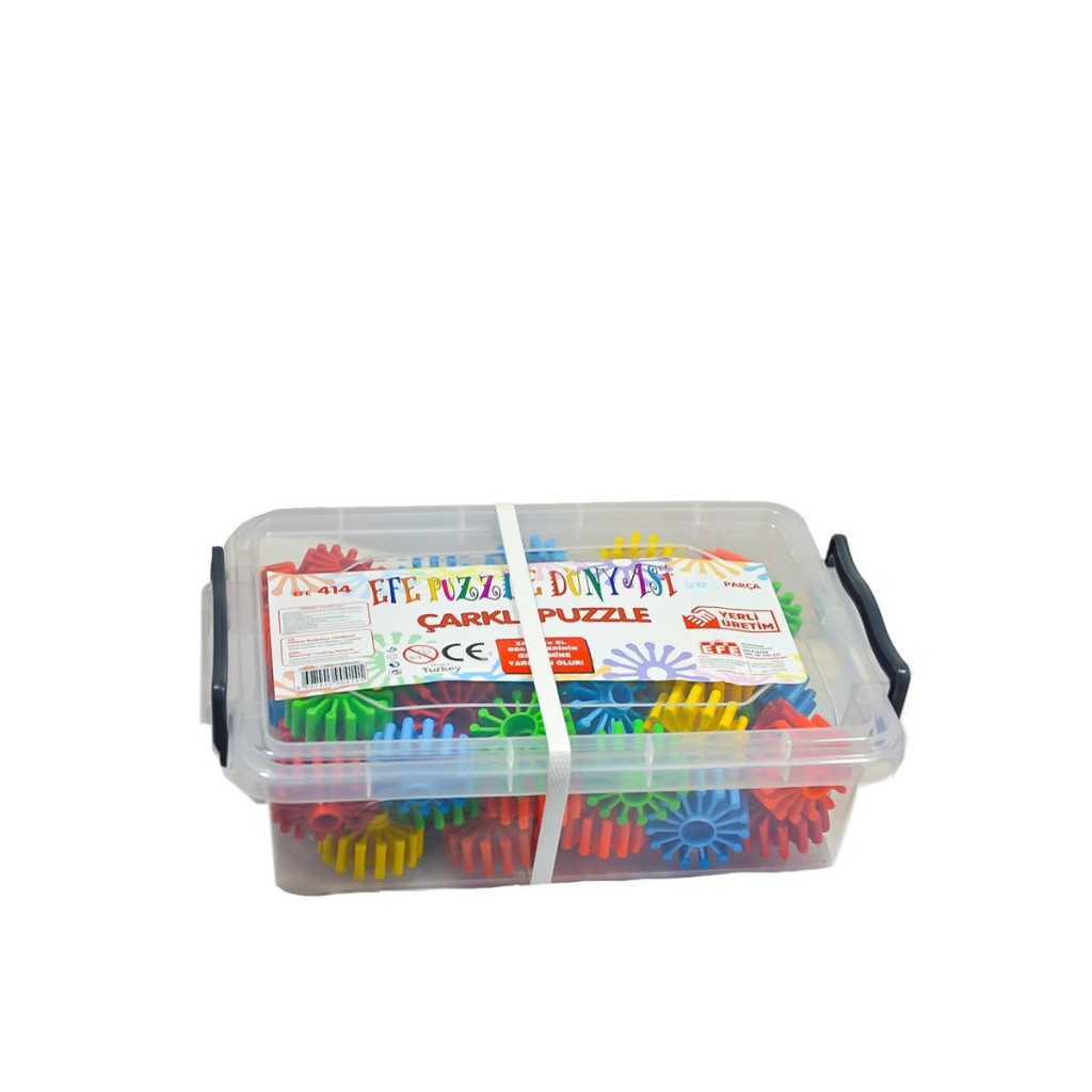 414 Kutu 60 Parça Çarklı Puzzle