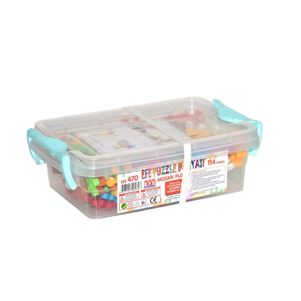 470 Mozaik Kutulu Puzzle Küçük (80PCS)