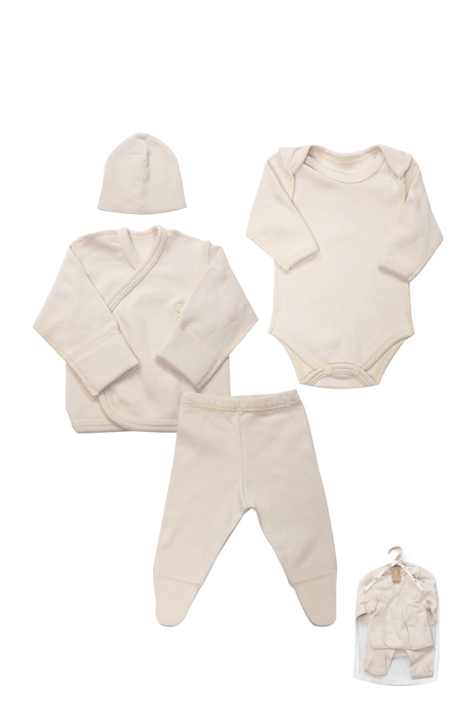 4Lü Prematüre Hastane Çıkışı Hello Family 23101 Bej