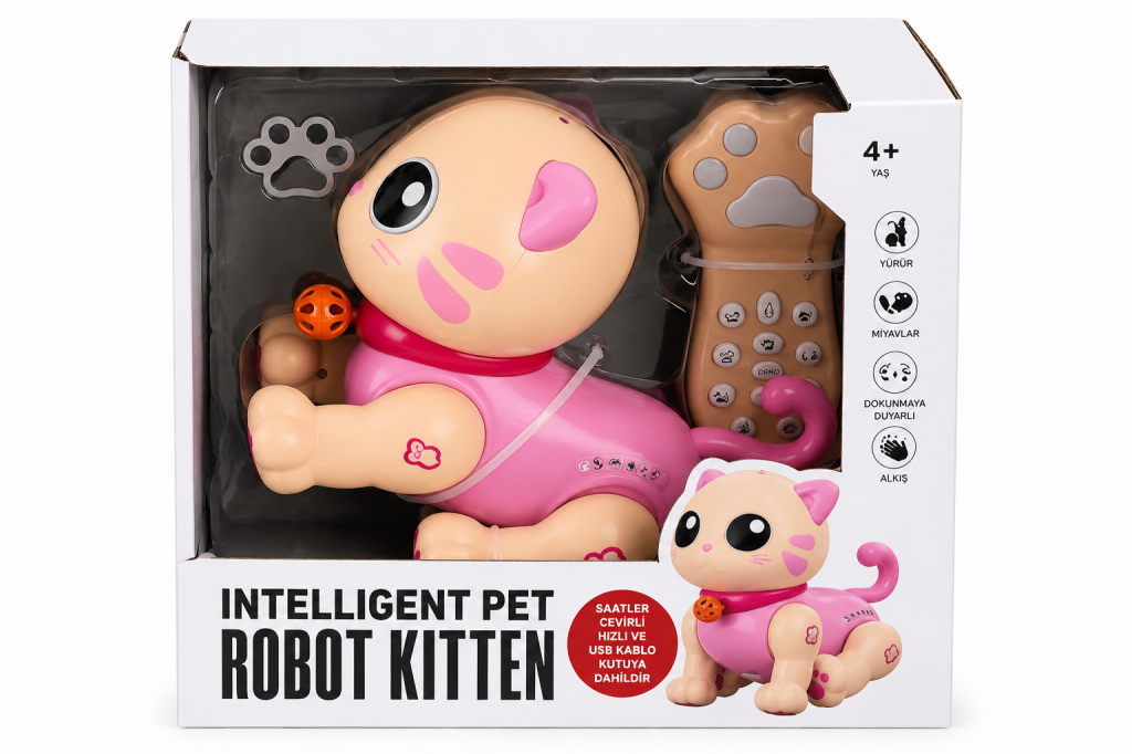 5135 Robot Akıllı Kedi Ff Sesli 3 7 Usb 2R