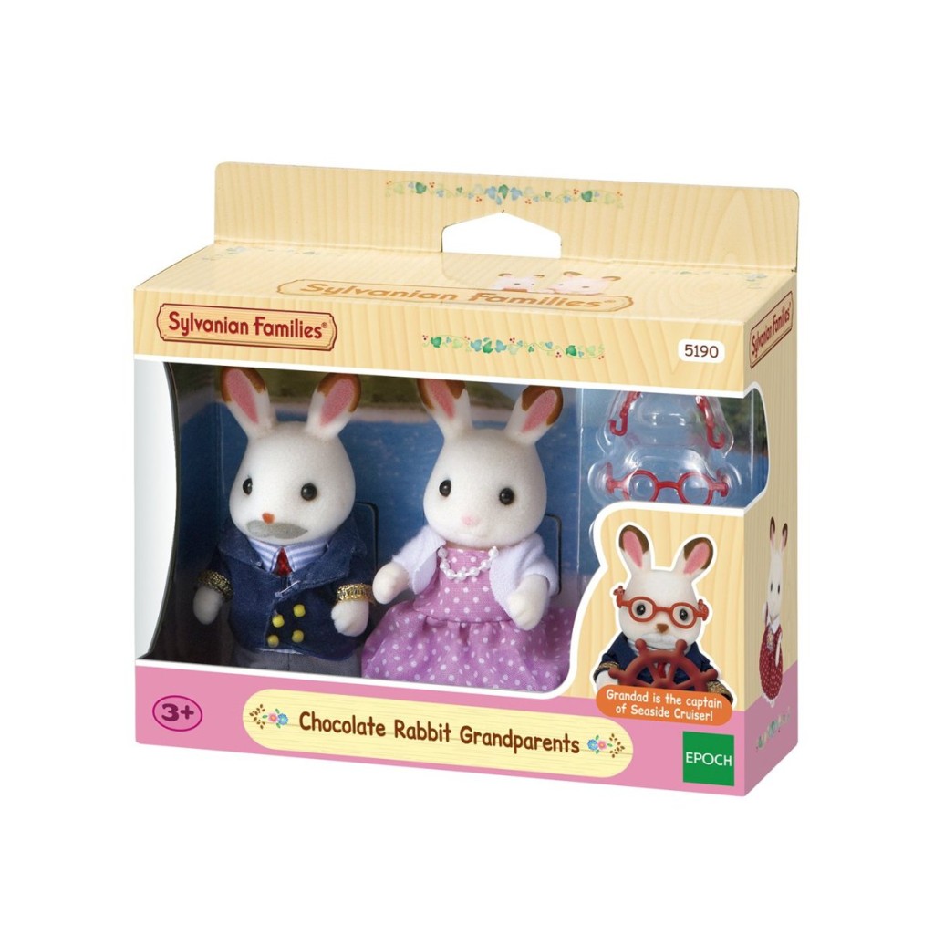 5190 Sylvanian Families, Çikolata Kulaklı Tavşan Anneanne ve , +3 yaş