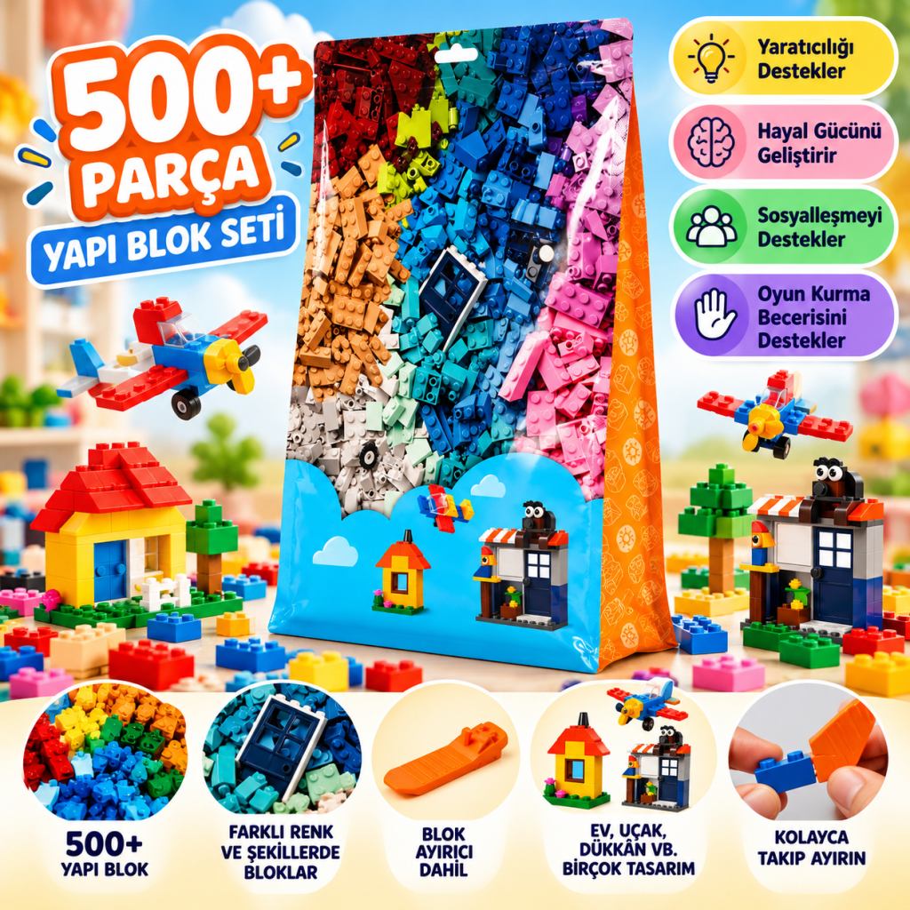 5247 Classıc Brıcks 500+PRÇ
