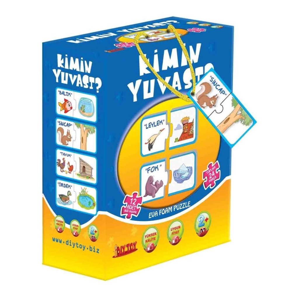 8513 2 Li Kimin Yuvası Puzzle Kutulu