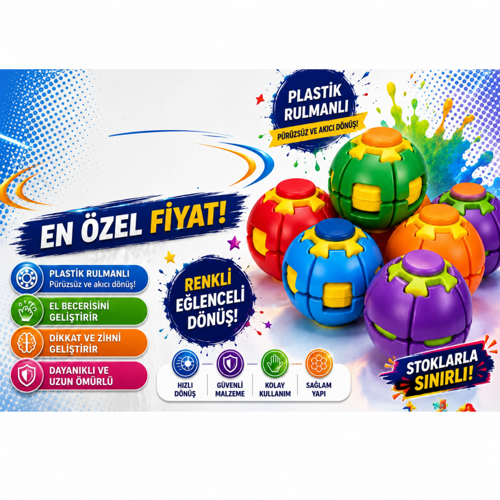 8793 İTHAL KUTULU 1 KALİTE SPİN BALL RULMANLI LASTİKSİZ 30+SN DÖNÜŞ(adet fiyatıdır.)