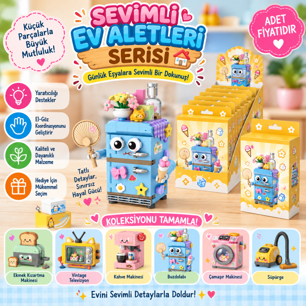 8821 Buzdolabı Model 250 Parça Block Oyucak