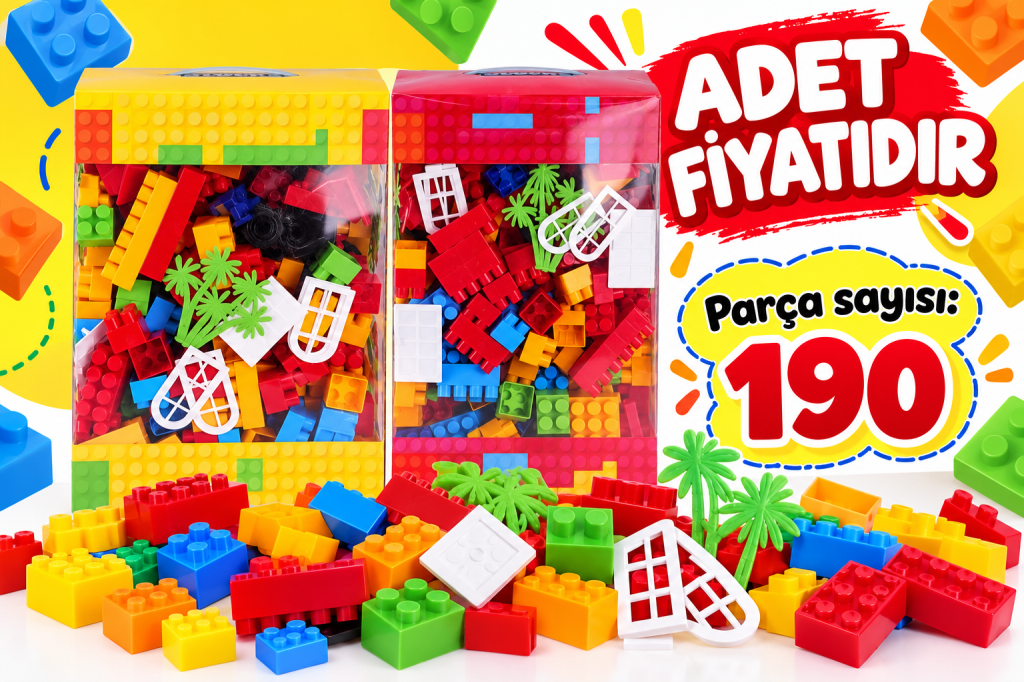 912 Agh Renkli Kutuda 190 Parça