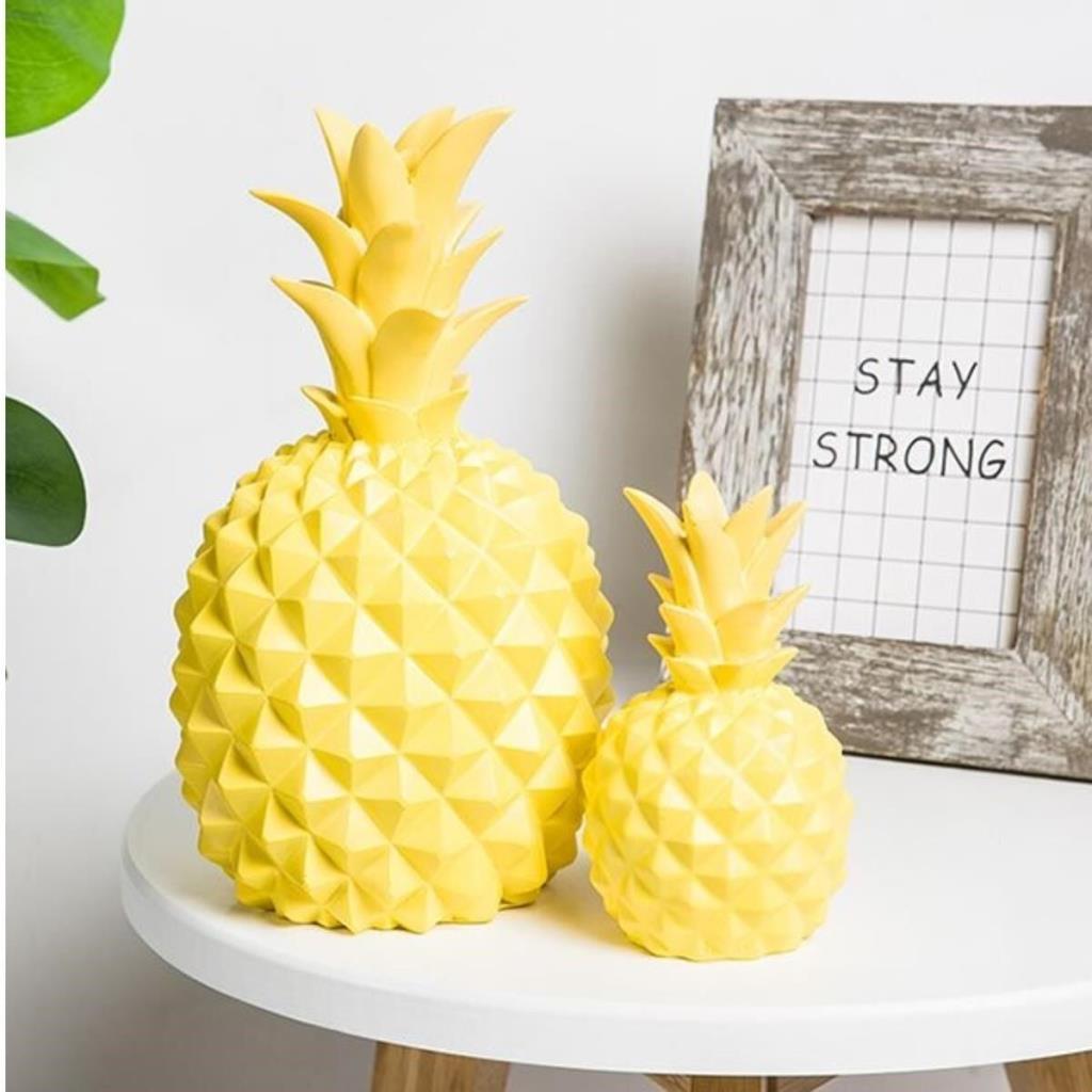 Ananas Şeklinde Desenli Büyük Boy Pilli Masa ve Gece Lambası (adet fiyatıdır)