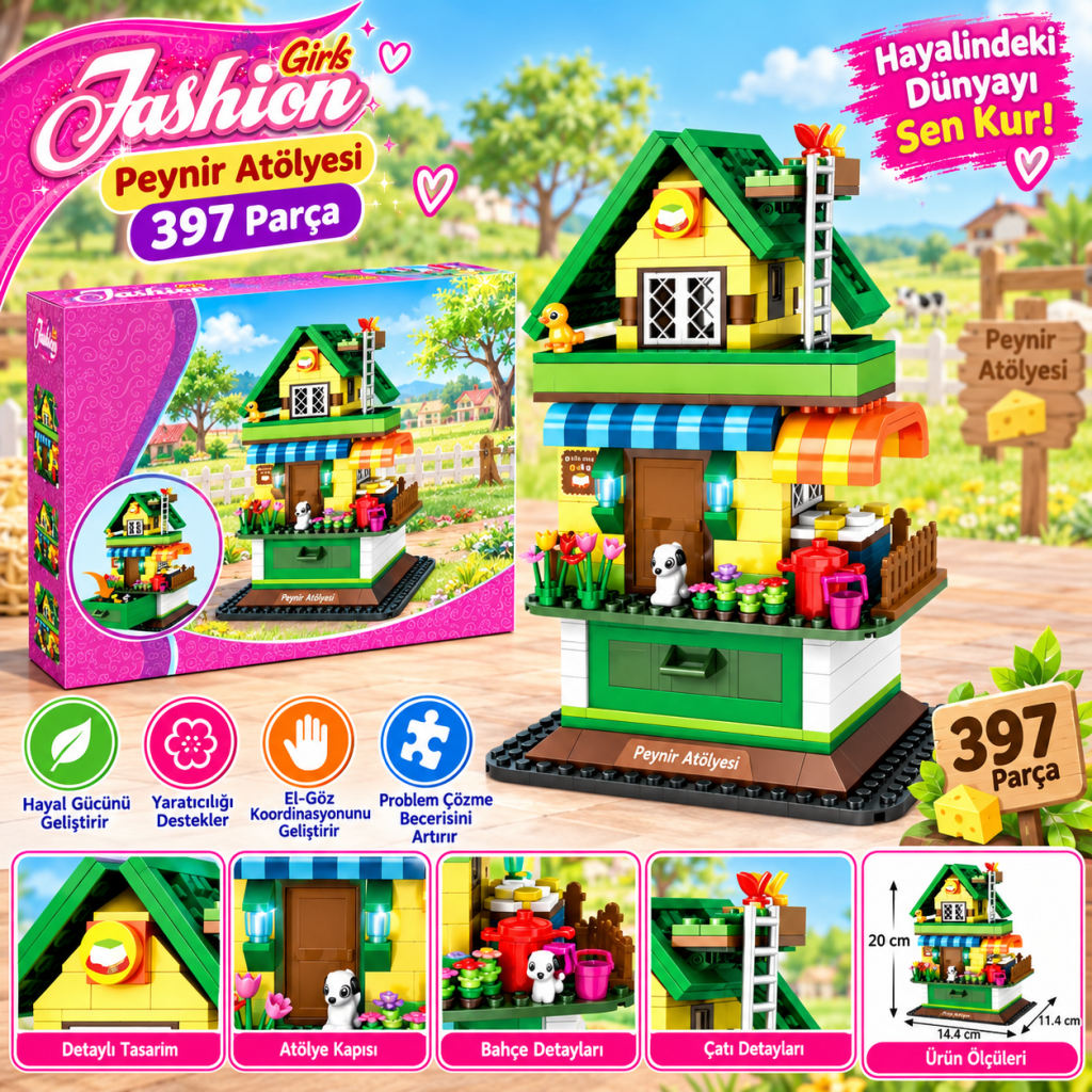 Fashion Girl Peynir Atölyesi  Parça