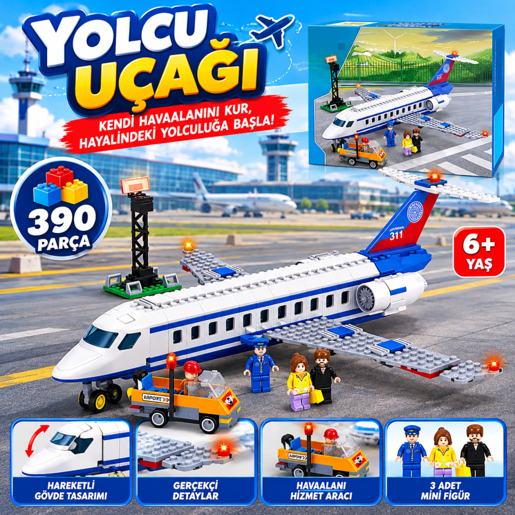 Ausini Uçak 390 Parça 25723