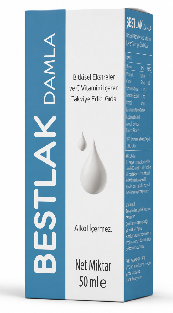 Bitkisel Ekstreler İçeren Takviye Edici Gıda 50 ml
