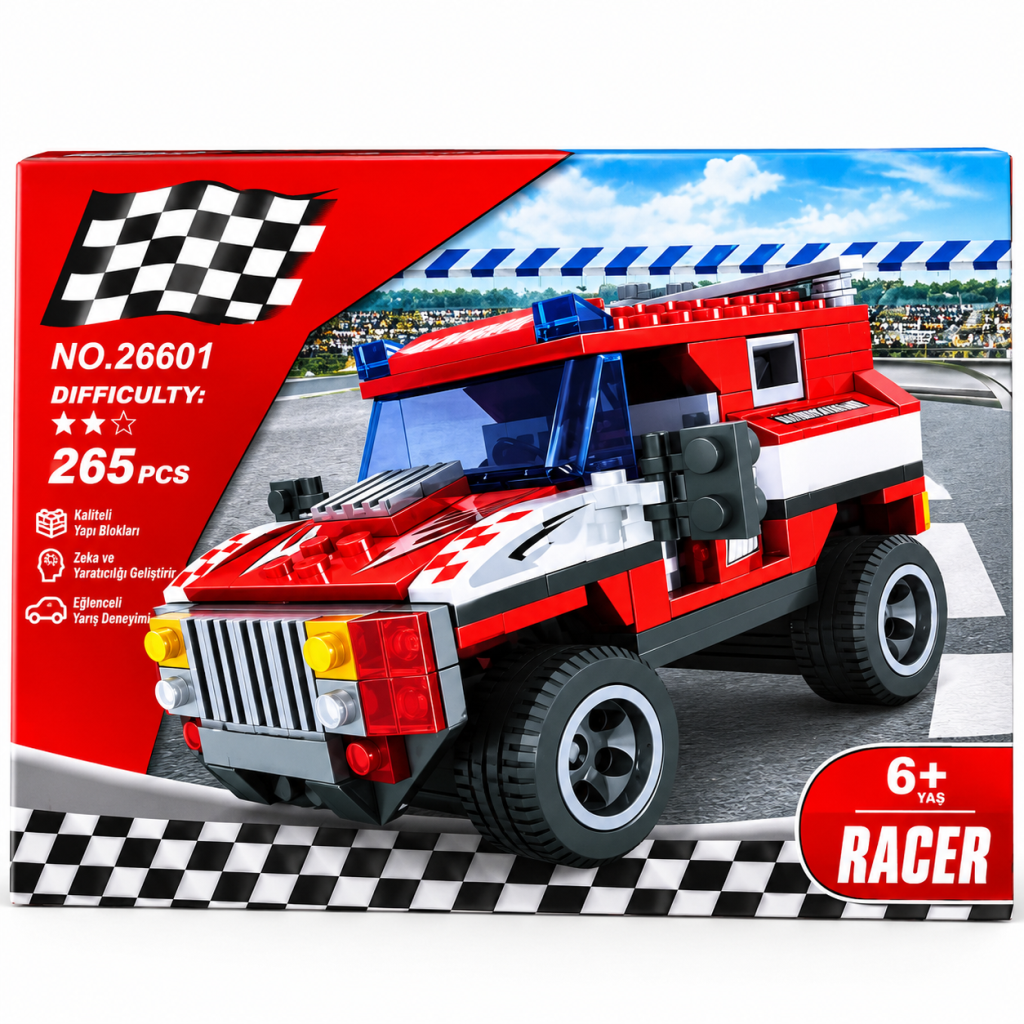 26601 RACING SETİ 263 PARÇA MİNİ
