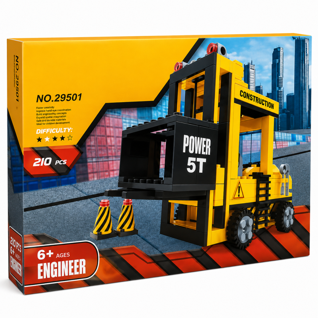 29501  CONSTRUCTION 206 PARÇA MİNİ FORKLİFT