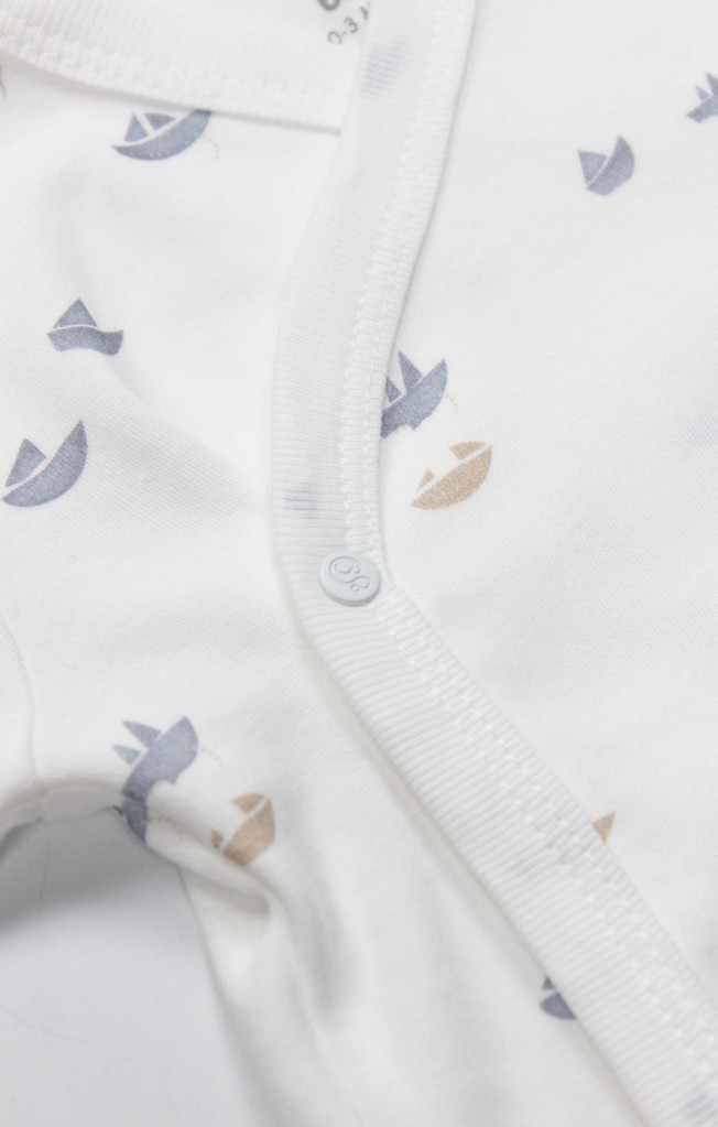 3lü Zıbın Takım Little Boats 13125 Ekru