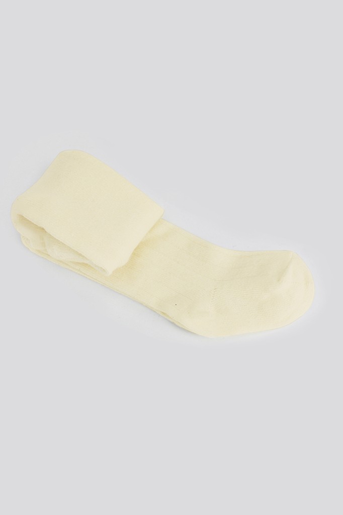 Bistyle Tekli Düz Külotlu Çorap 50104 Naturel