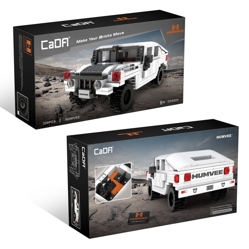 C55022W Humvee Jeep Blok Seti 328 Parça-Vagon life