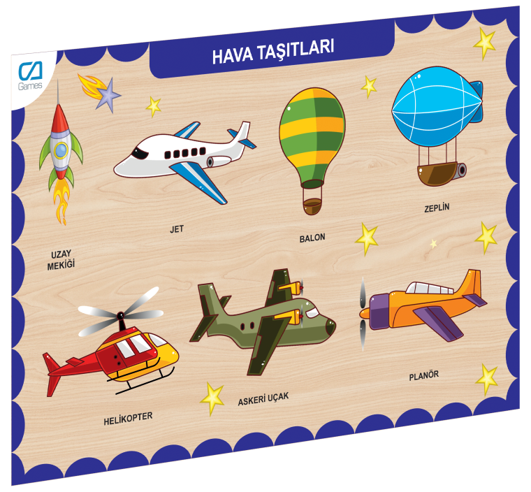 CAAHS-3202 Ahşap Hava Taşıtları Bul-tak