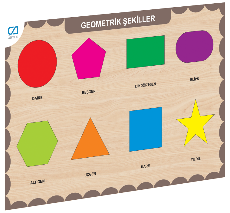 CAAHS-3204 Ahşap Geometrik Şekiller Bul-tak