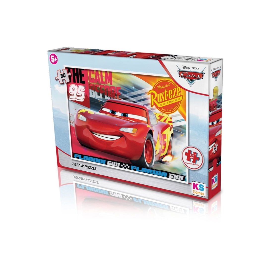 CR709 Cars 50 Parça Çocuk Puzzle -NessiWorld Puzzle