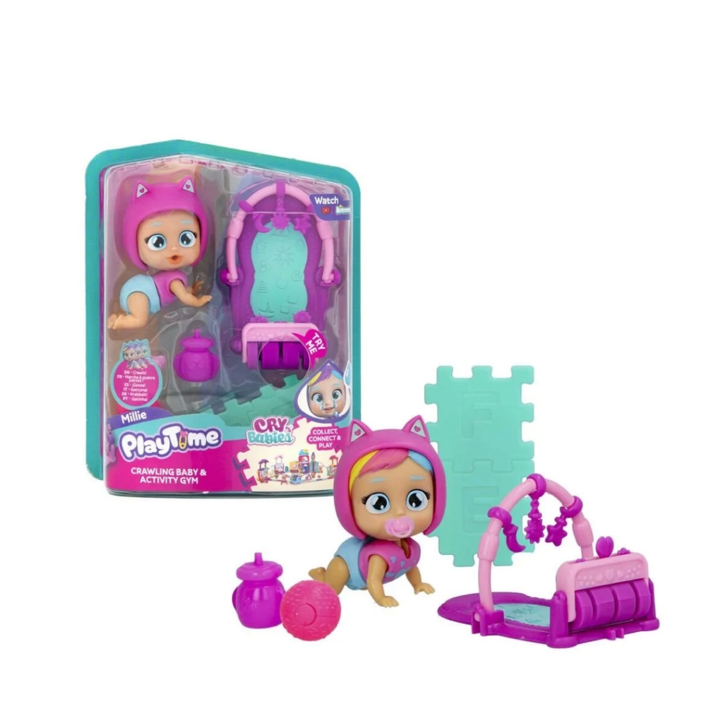 Cry Babies Play Time Mini Millie Bebek ve Aktivite Halısı