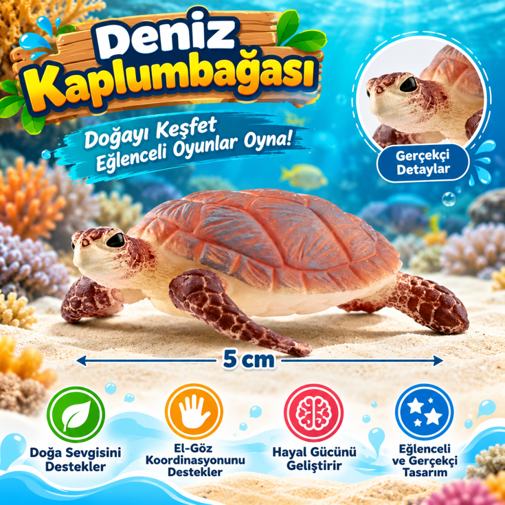 Deniz Kaplumbağası 5cm