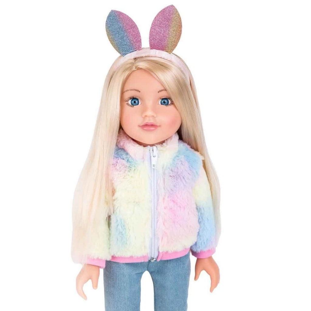 Tavşan Kulaklı Saç Bantlı Bebek 47 cm