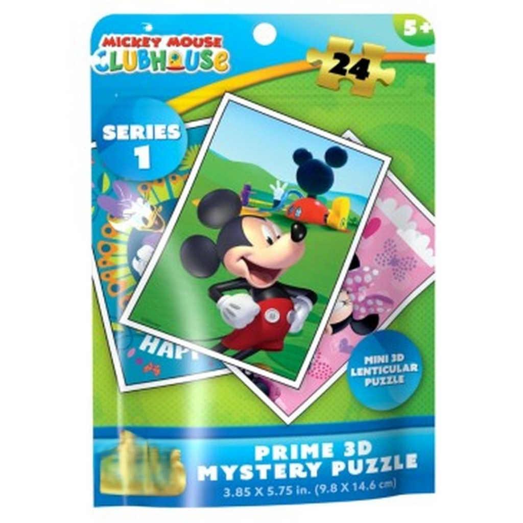 Mickey Mouse Seri 1 3D Mystery Puzzle 24 Parça