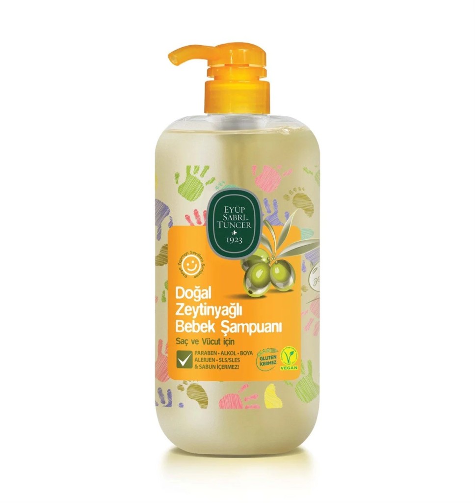 Doğal Zeytinyağlı Bebek Şampuanı 600 ml