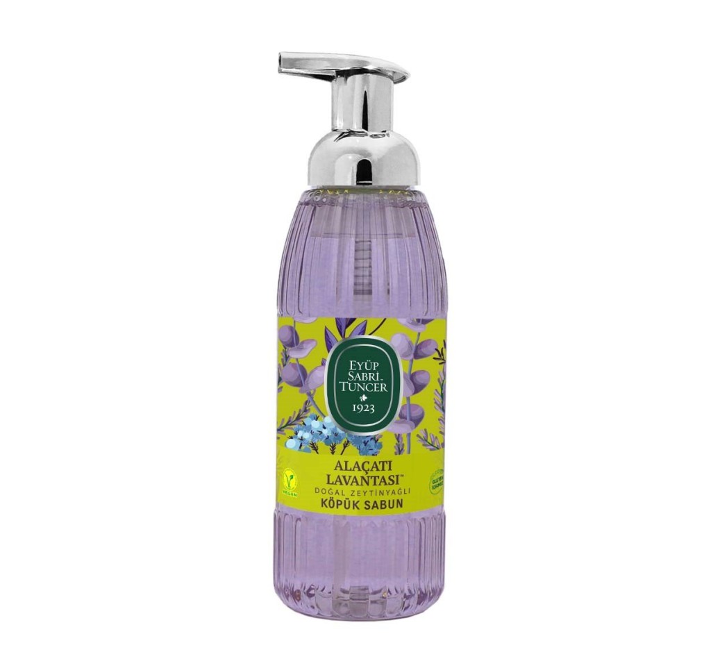 Doğal Zeytinyağlı Köpük Sabun 500 ml Alaçatı Lavantası