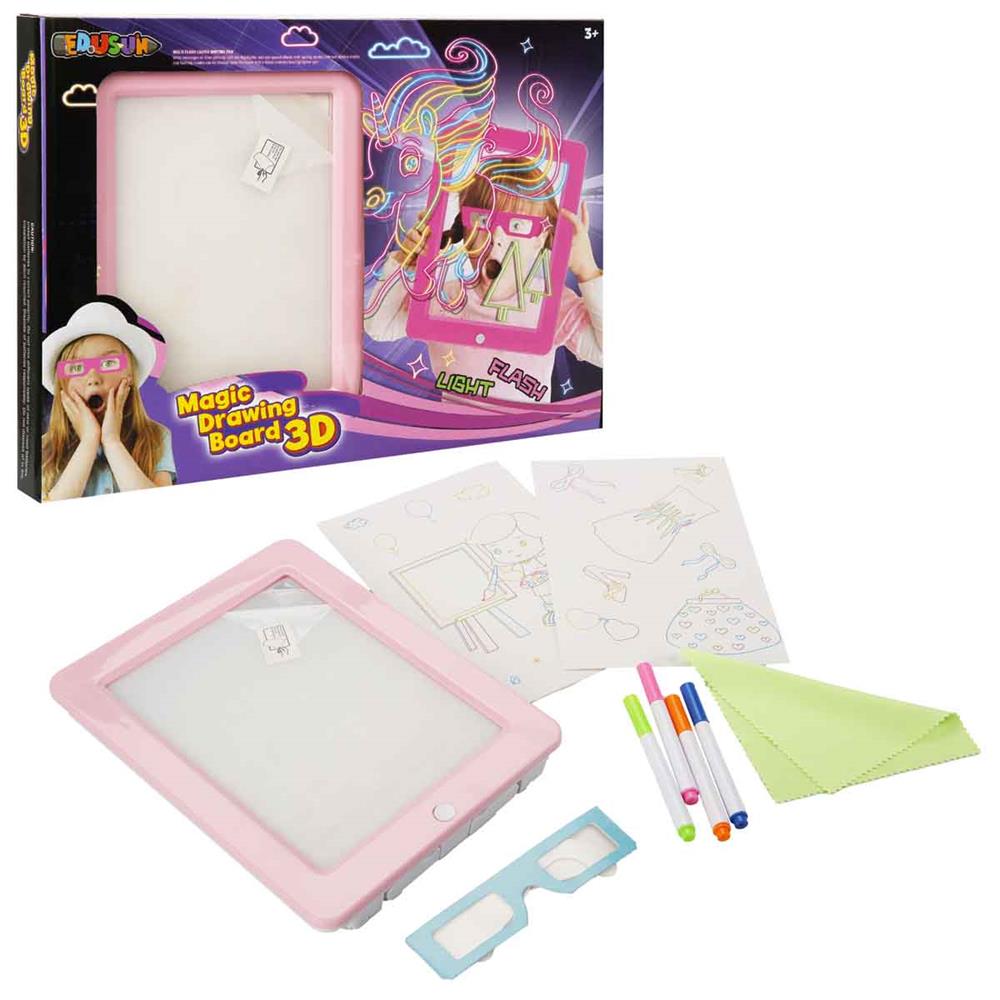 Doodle 3D Sihirli Çizim Tahtası Pembe Veya Beyaz
