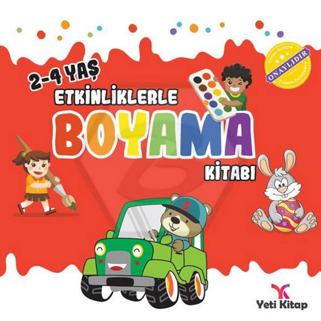 Etkinliklerle Boyama Kitabı 2-4 Yaş