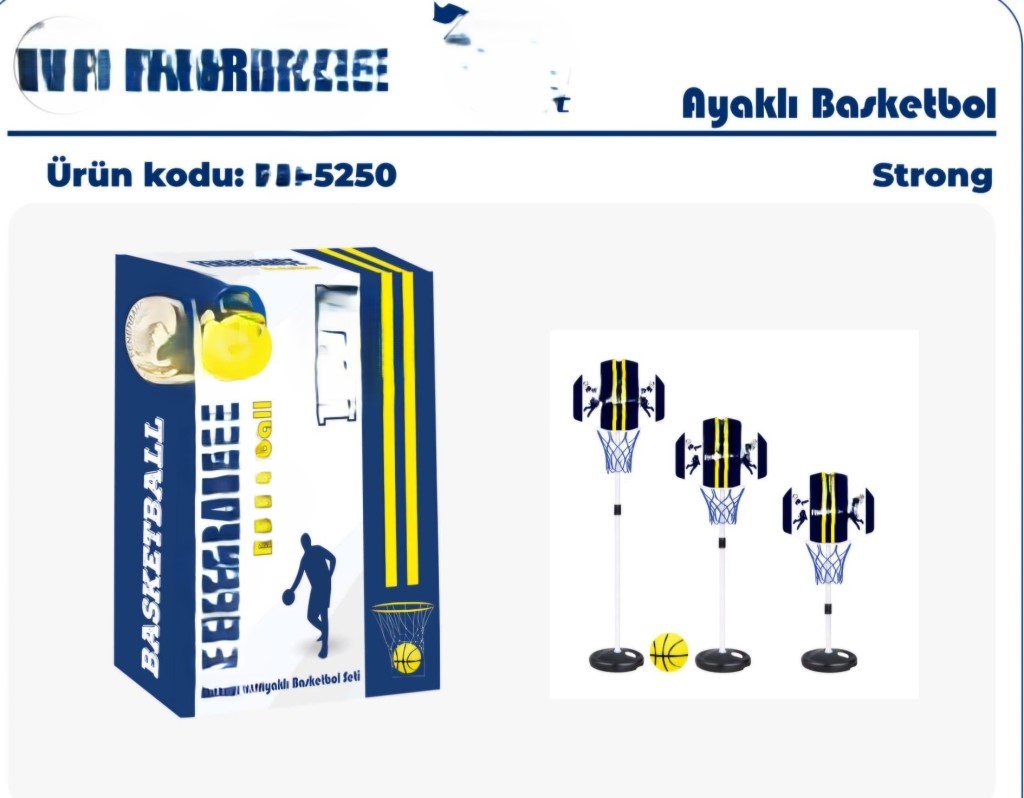 5250 Sarı Lacivert Basketbol Potası