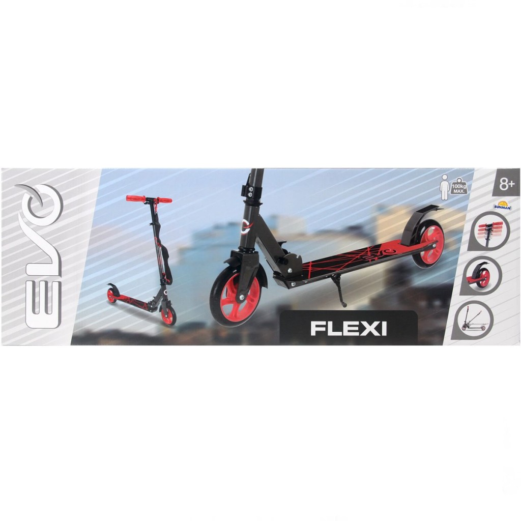 Flexi 2 Tekerlekli Scooter Kırmızı