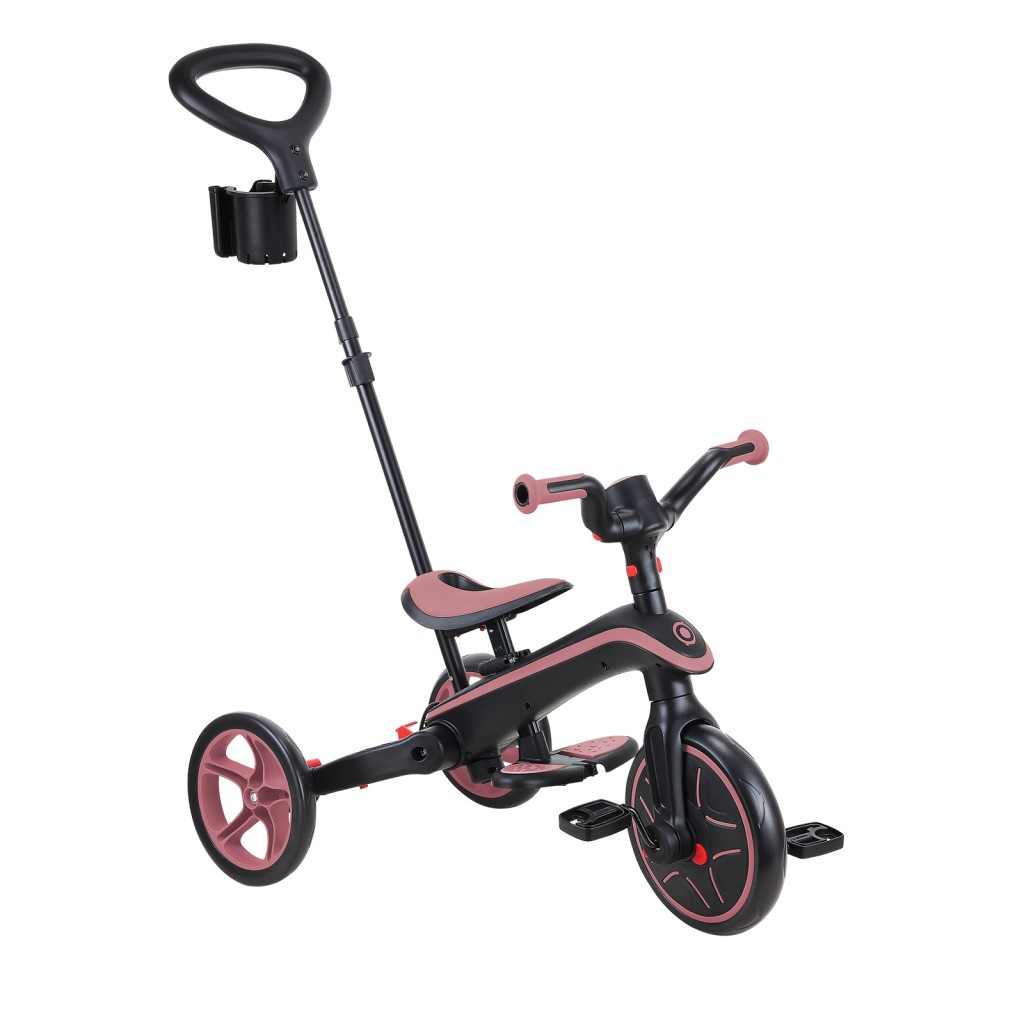 4in1 Katlanabilir Bisiklet Koyu Pastel Pembe