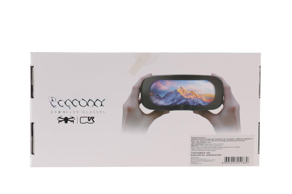 H36 VR GÖZLÜKLÜ HD KAMERALI FIRÇASIZ MOTORLU DRON