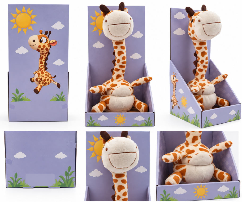 Konuşan Şaşkın Zürafa 40 Cm 50109
