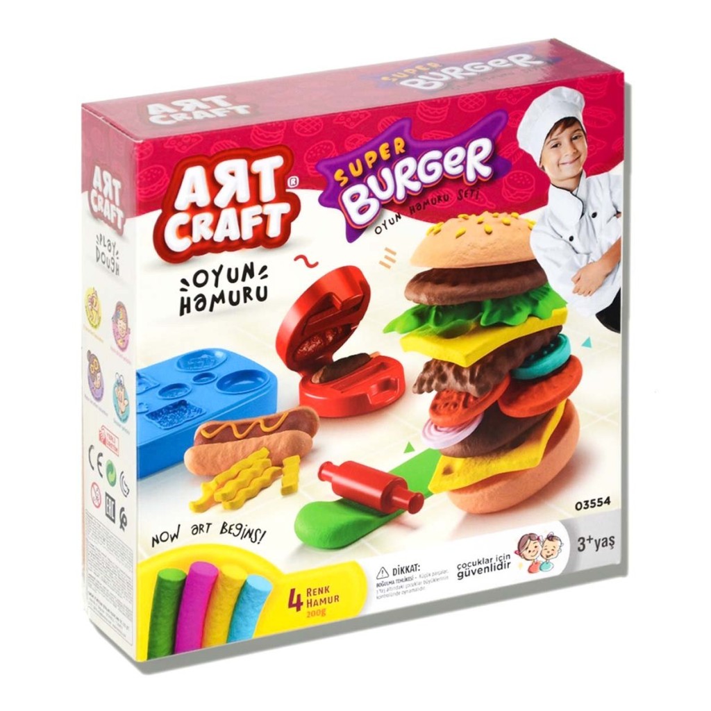 Hamburger Oyun Hamuru Seti