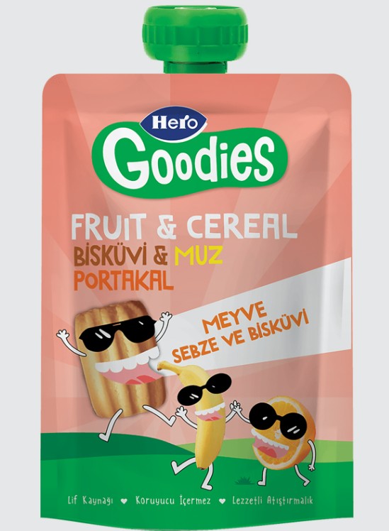 Goodies Muz Portakal Bisküvi Havuç 100 Gr