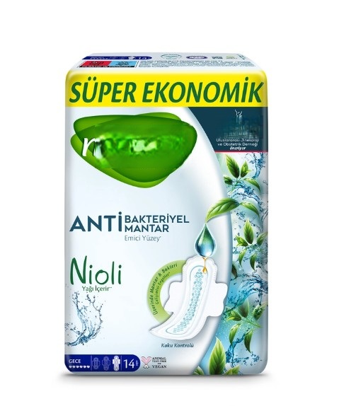 Hijyen Max Süper Eko Gece Ped 14 Adet