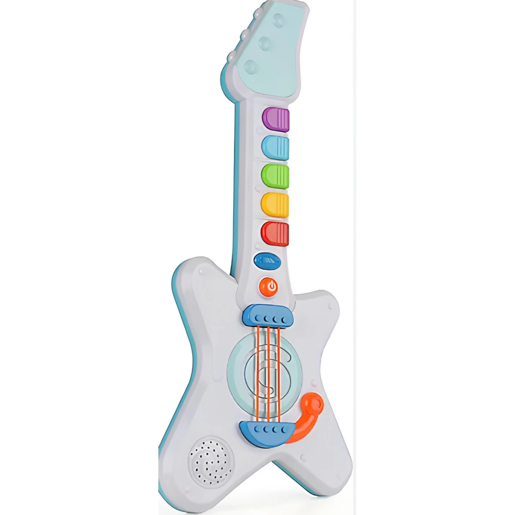 Işıklı Müzikli ve Çok Fonksiyonlu Rock'n Roll Gitar NessiWorld